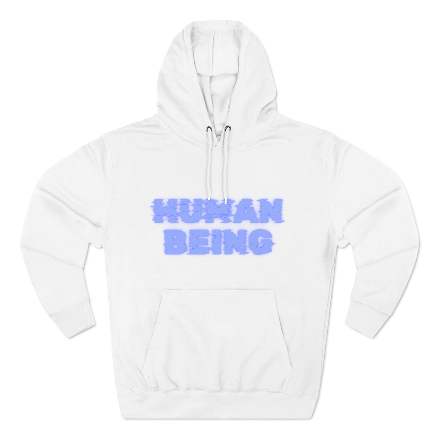 Human-Being Three-Panel Fleece Hoodie