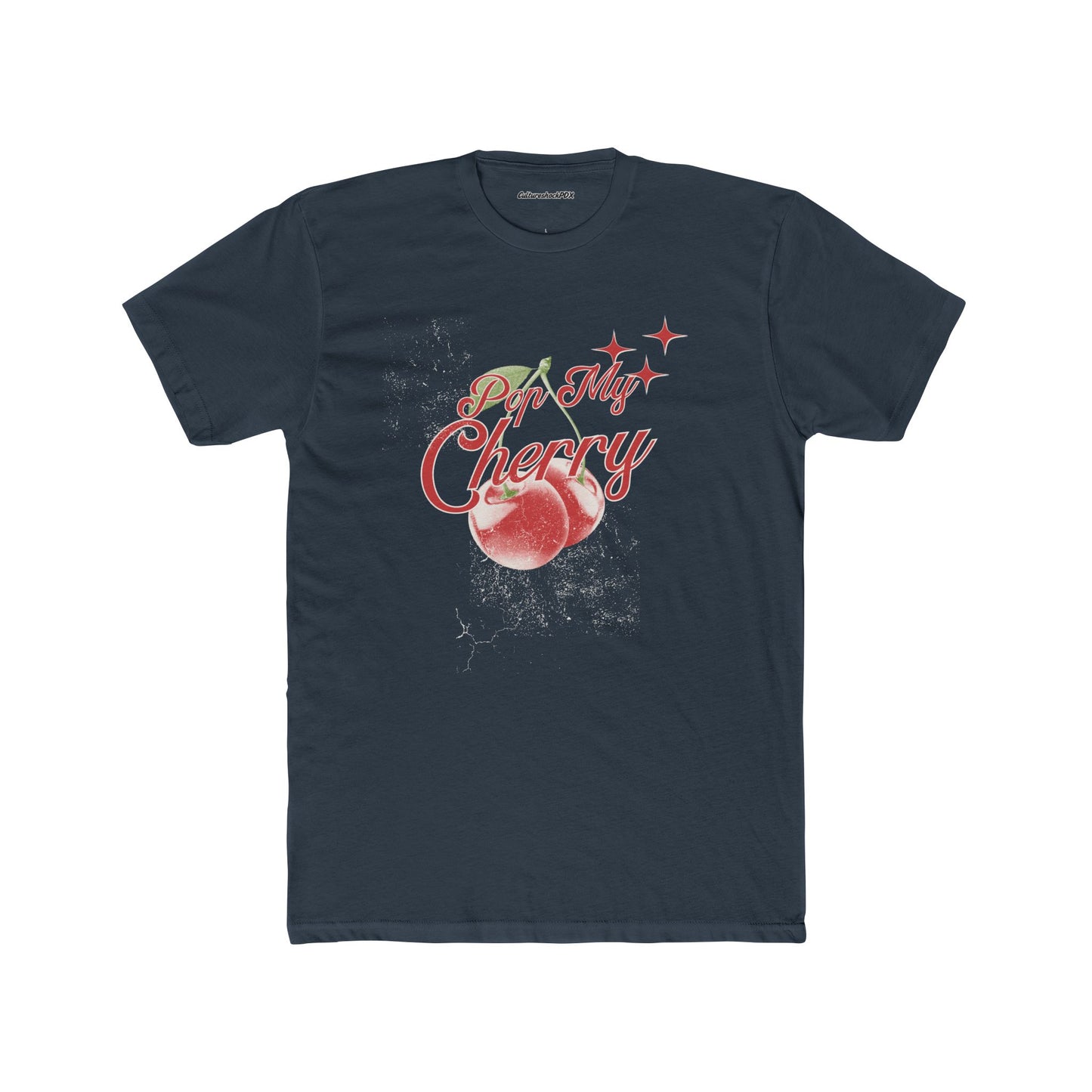 Pop My Cherry Unisex Cotton Crew Tee