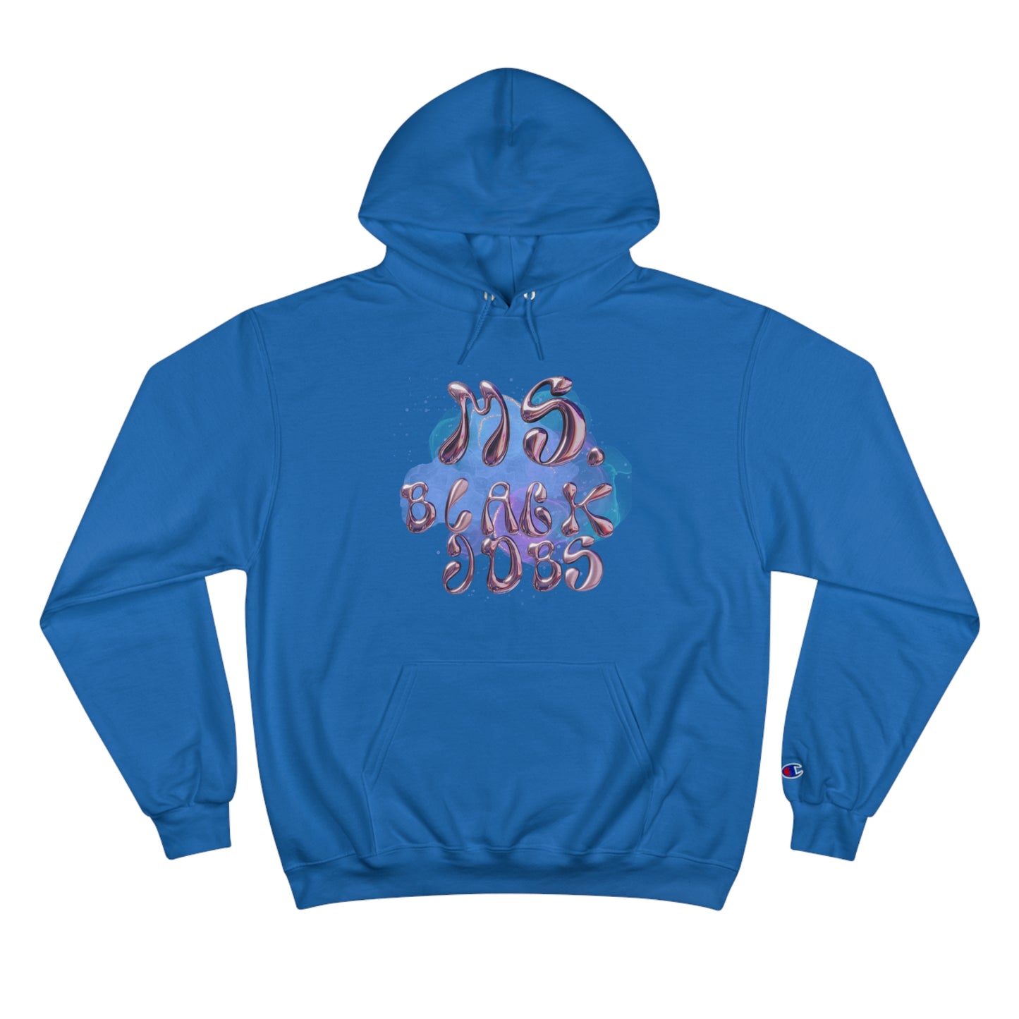 Ms. Black Jobs Champion Hoodie