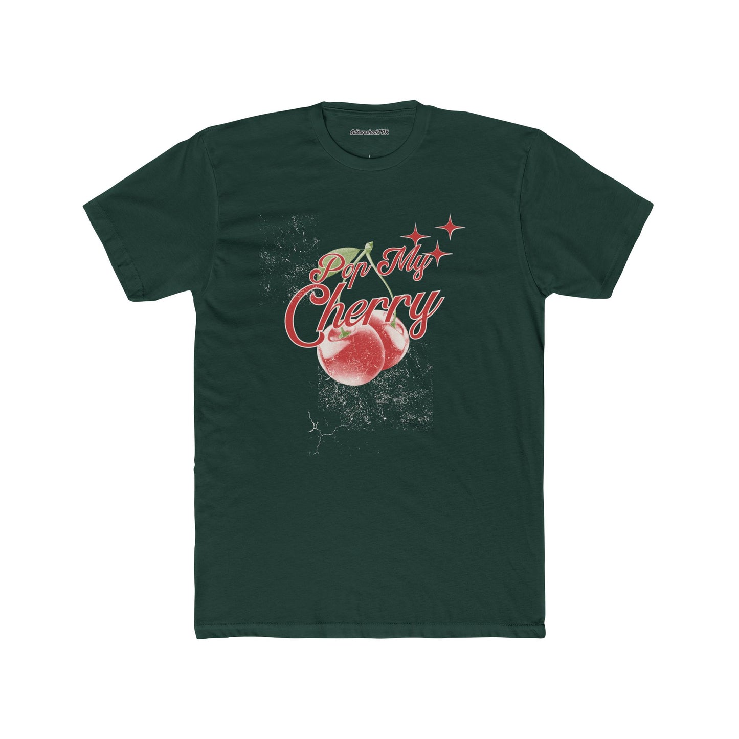 Pop My Cherry Unisex Cotton Crew Tee