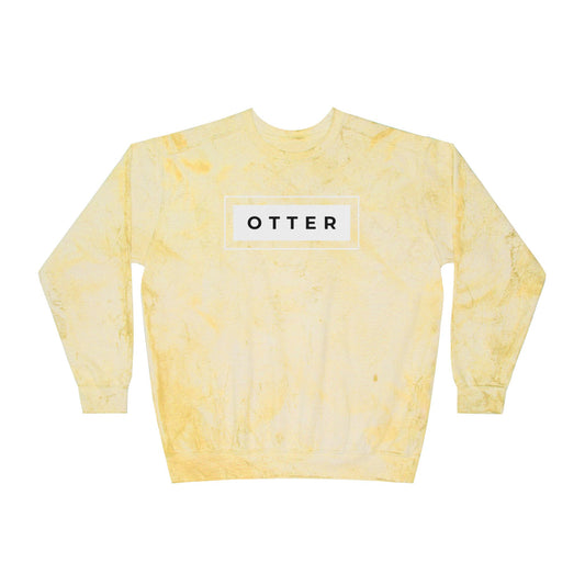 Otter Unisex Color Blast Crewneck Sweatshirt
