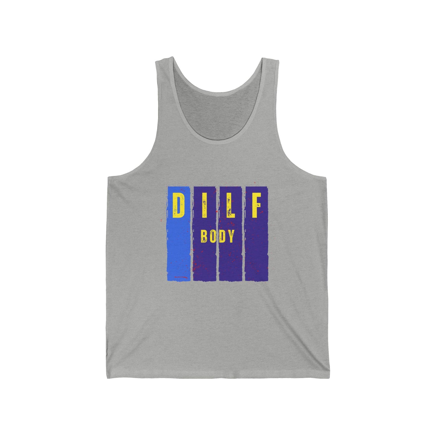 Blue  Dilf  Body Unisex Jersey Tank