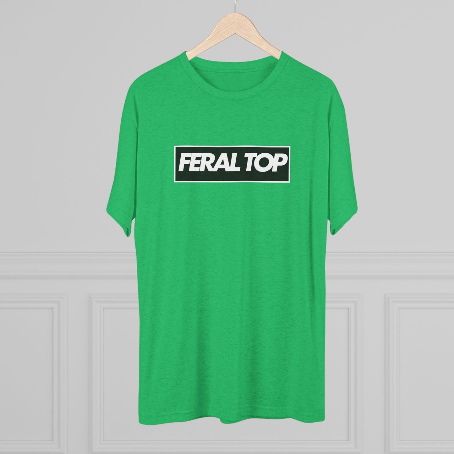 Feral Top Unisex Tri-Blend Crew Tee