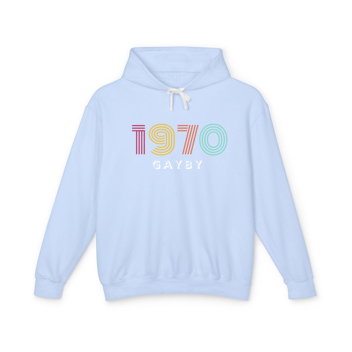 1970 Unisex Lightweight Hooded Sweatshirt