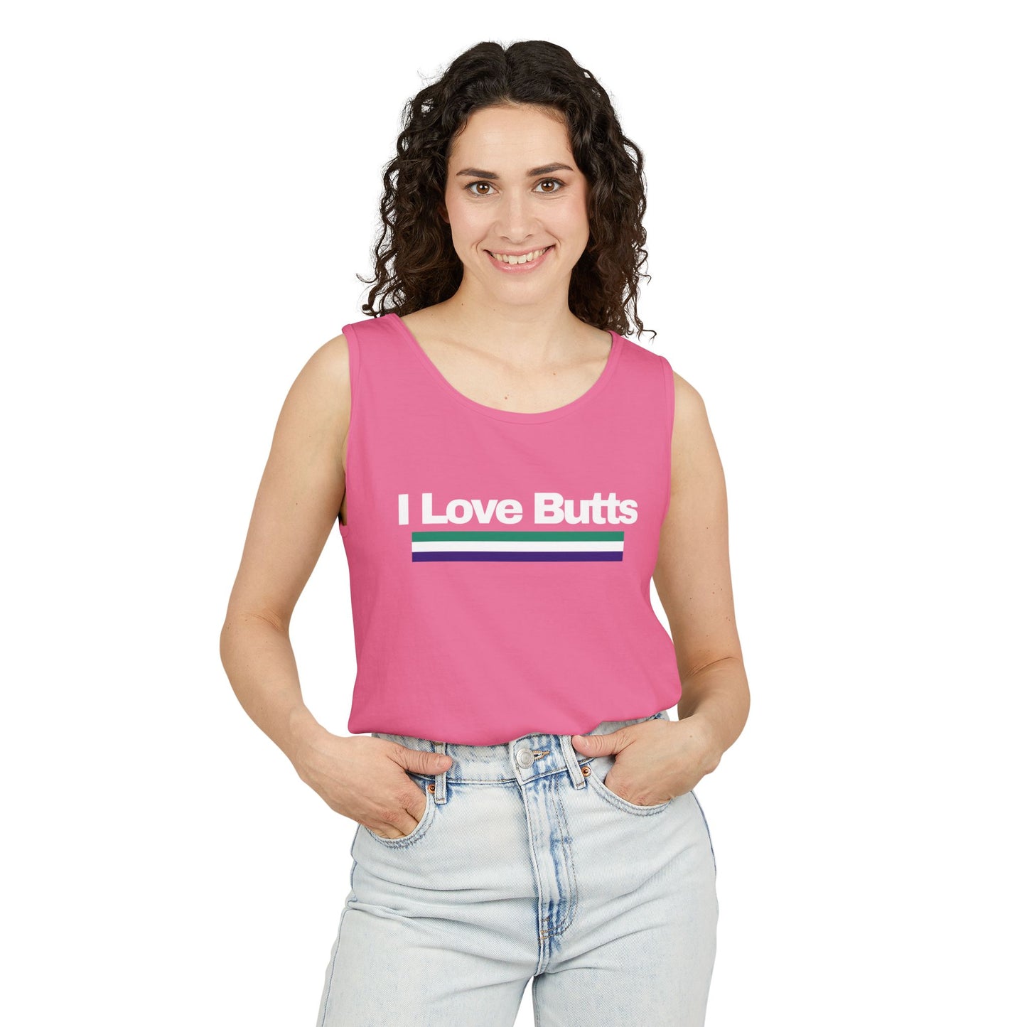 Butts Unisex Garment-Dyed Tank Top