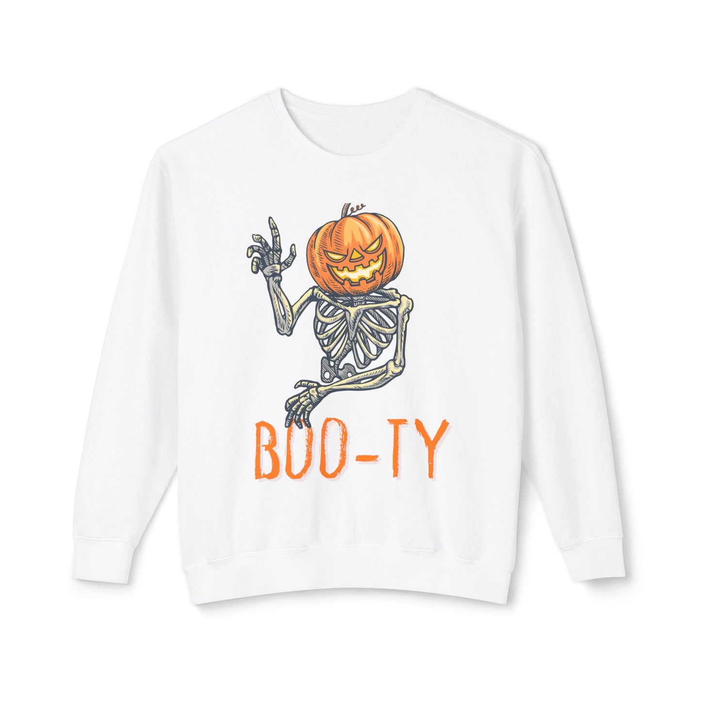 Boo Halloween Unisex Lightweight Crewneck Sweatshirt