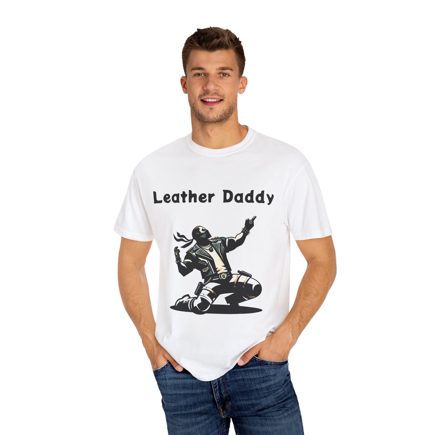Leather Daddy Unisex Garment-Dyed T-shirt