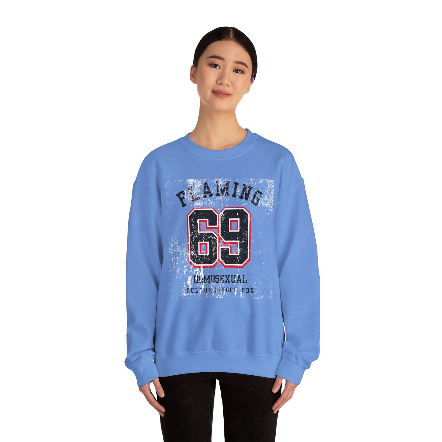 Flaming Unisex Heavy Blend™ Crewneck Sweatshirt