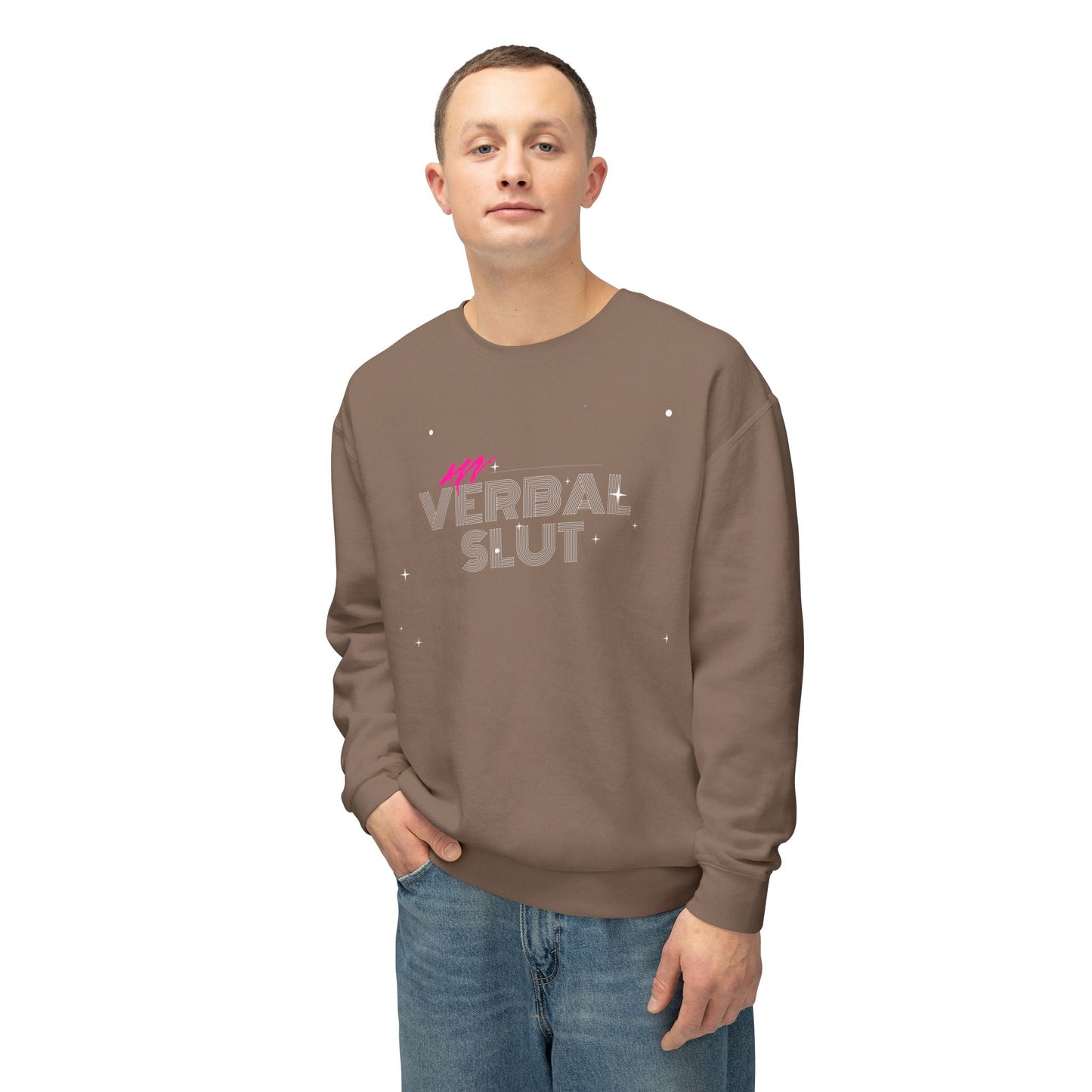 VerbalSlut Unisex Lightweight Crewneck Sweatshirt