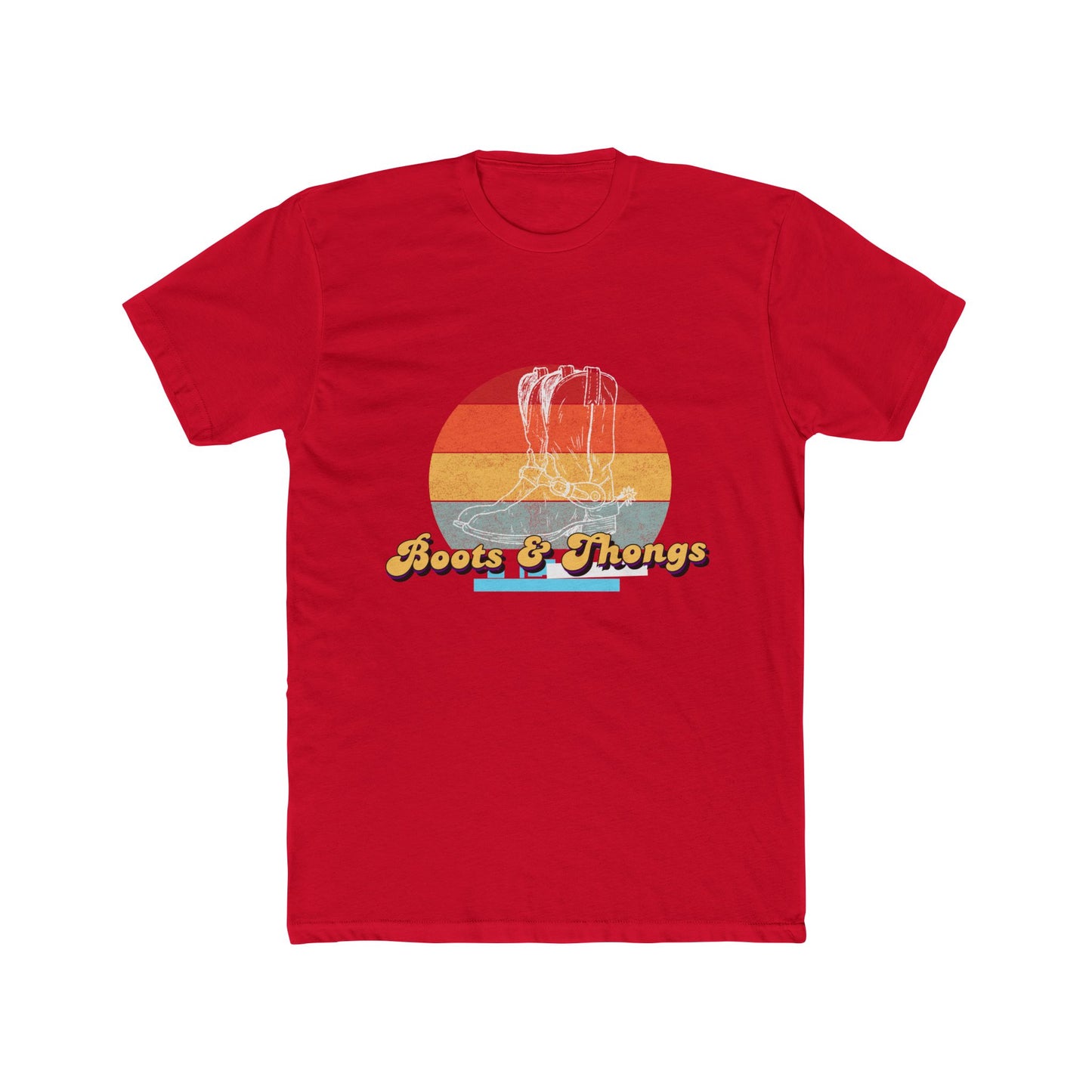 Boots and Thongs Unisex Cotton Crew Tee