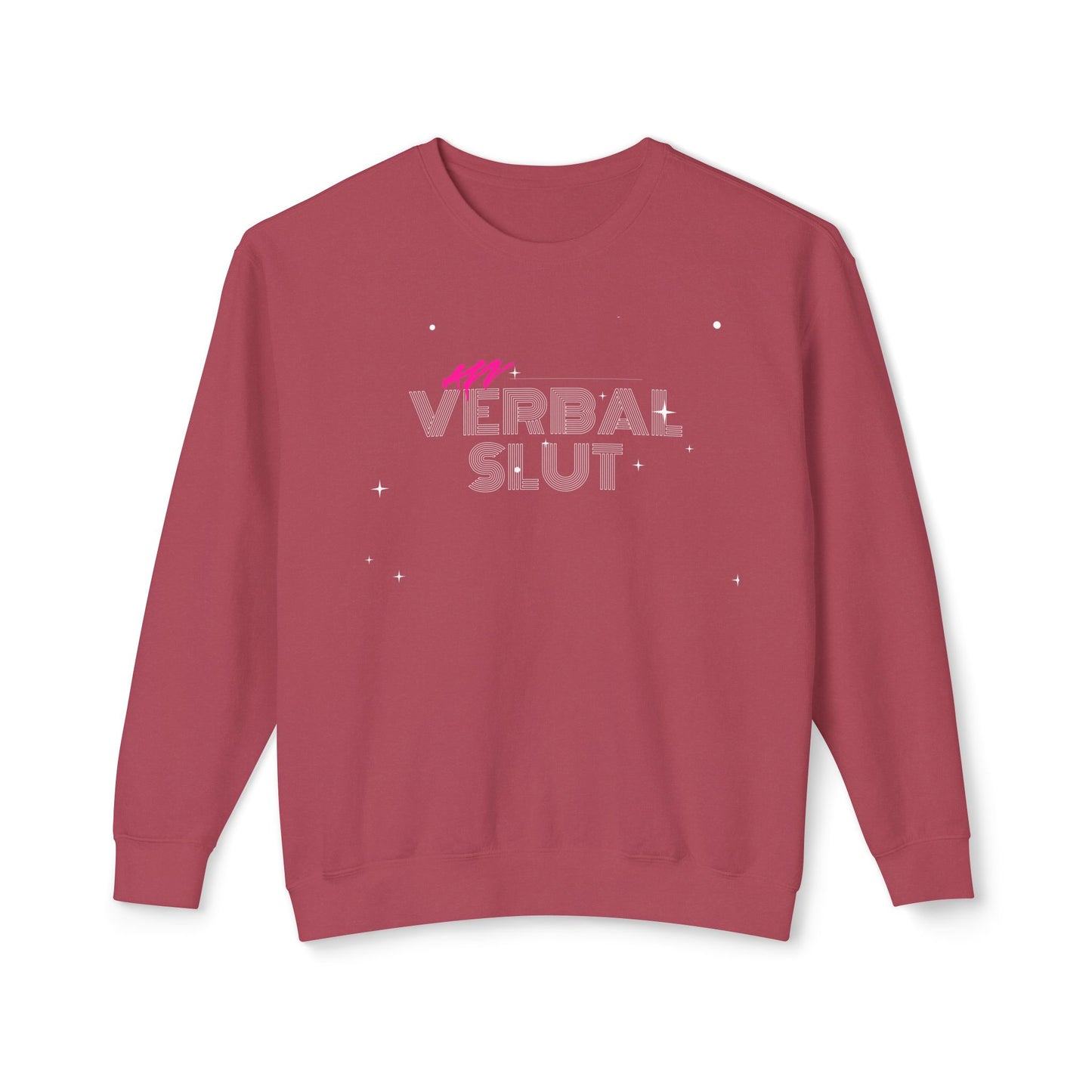 VerbalSlut Unisex Lightweight Crewneck Sweatshirt