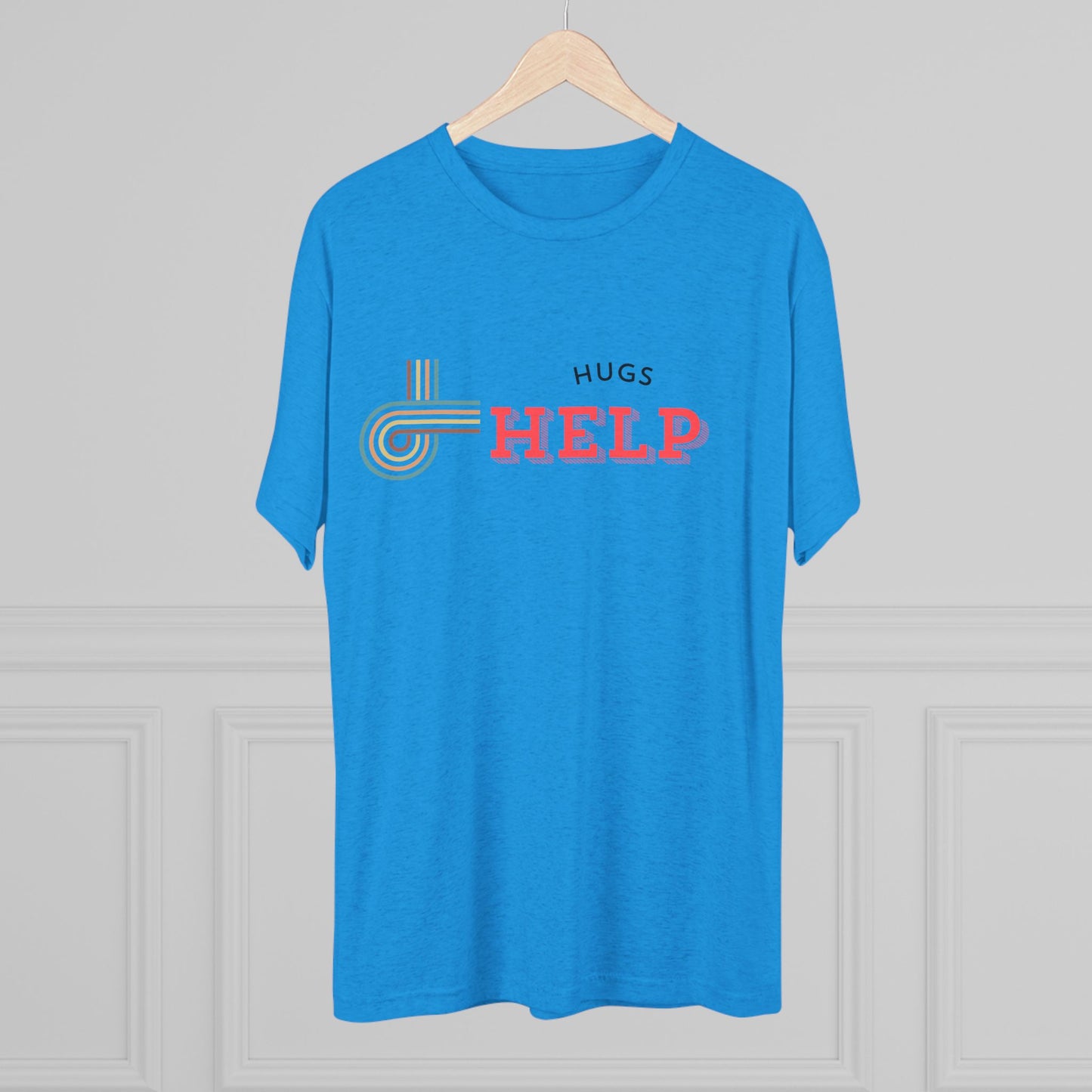 Hugs Help Unisex Tri-Blend Crew Tee
