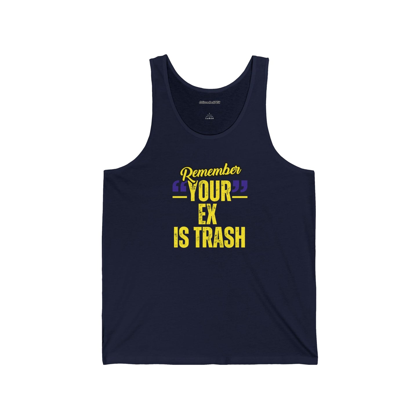 Your Ex Is Trash Unisex Jersey Tank