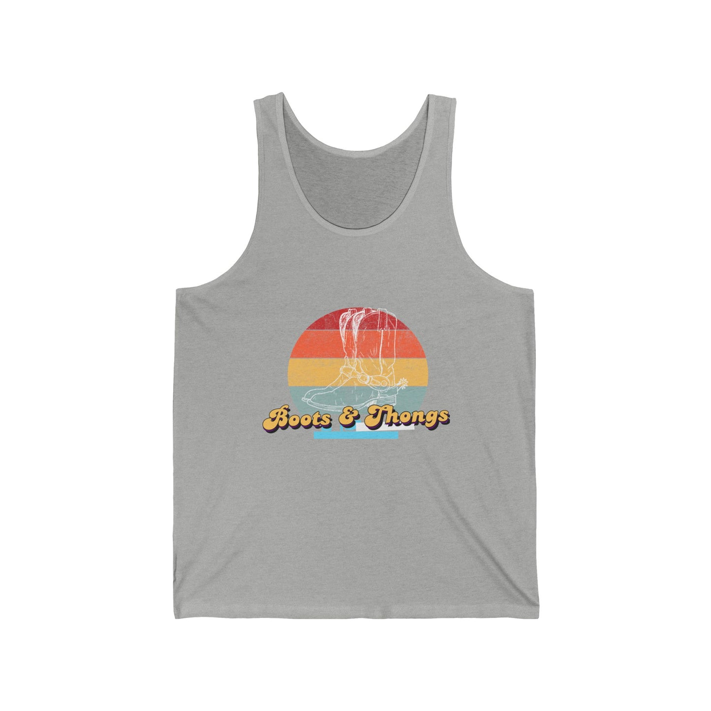 Boots & Thongs Unisex Jersey Tank