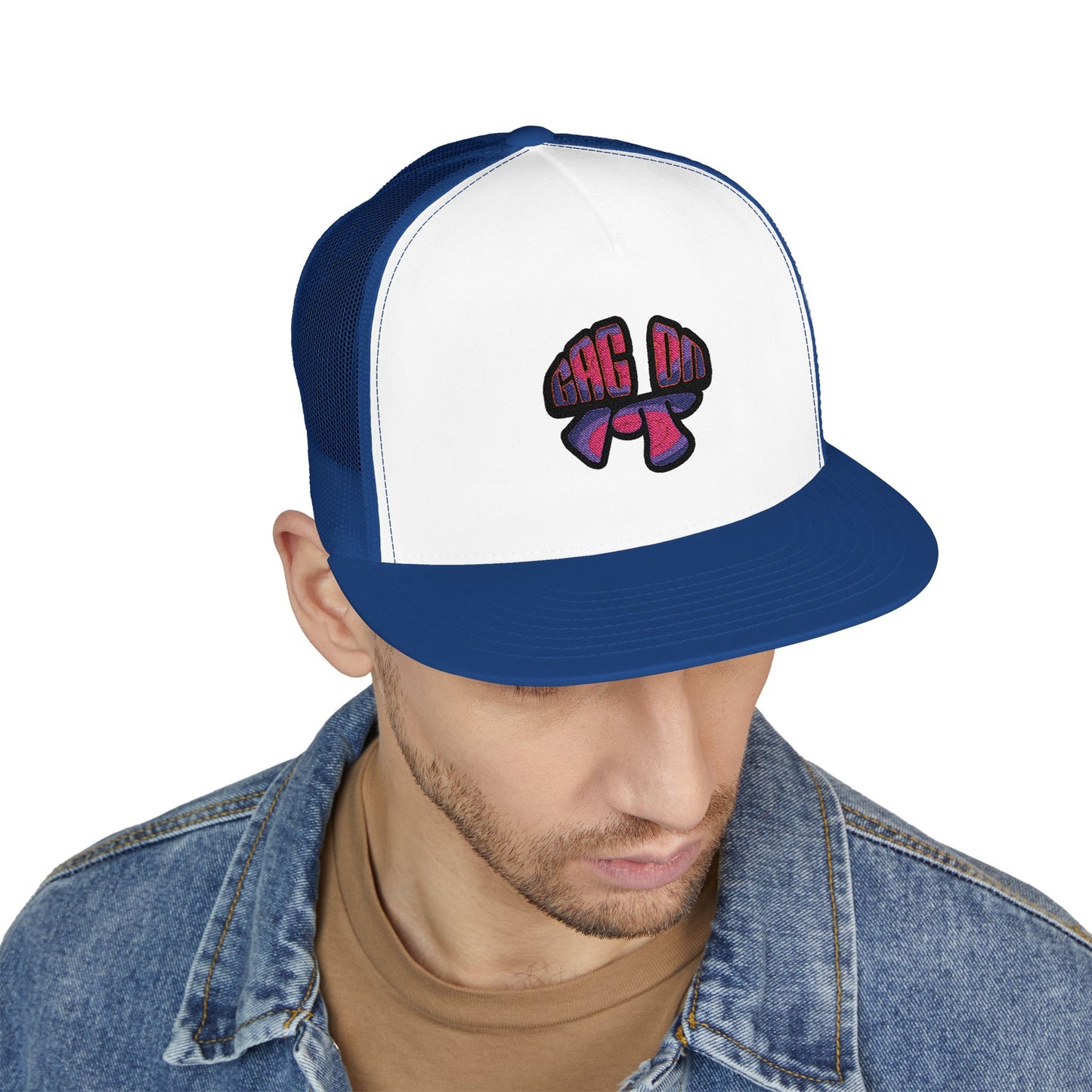 Gag On it 5 Panel Trucker Cap (Embroidery)