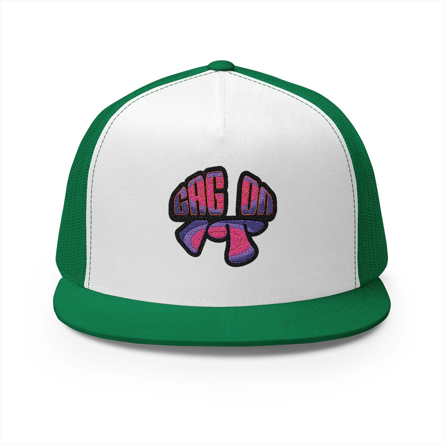Gag On it 5 Panel Trucker Cap (Embroidery)
