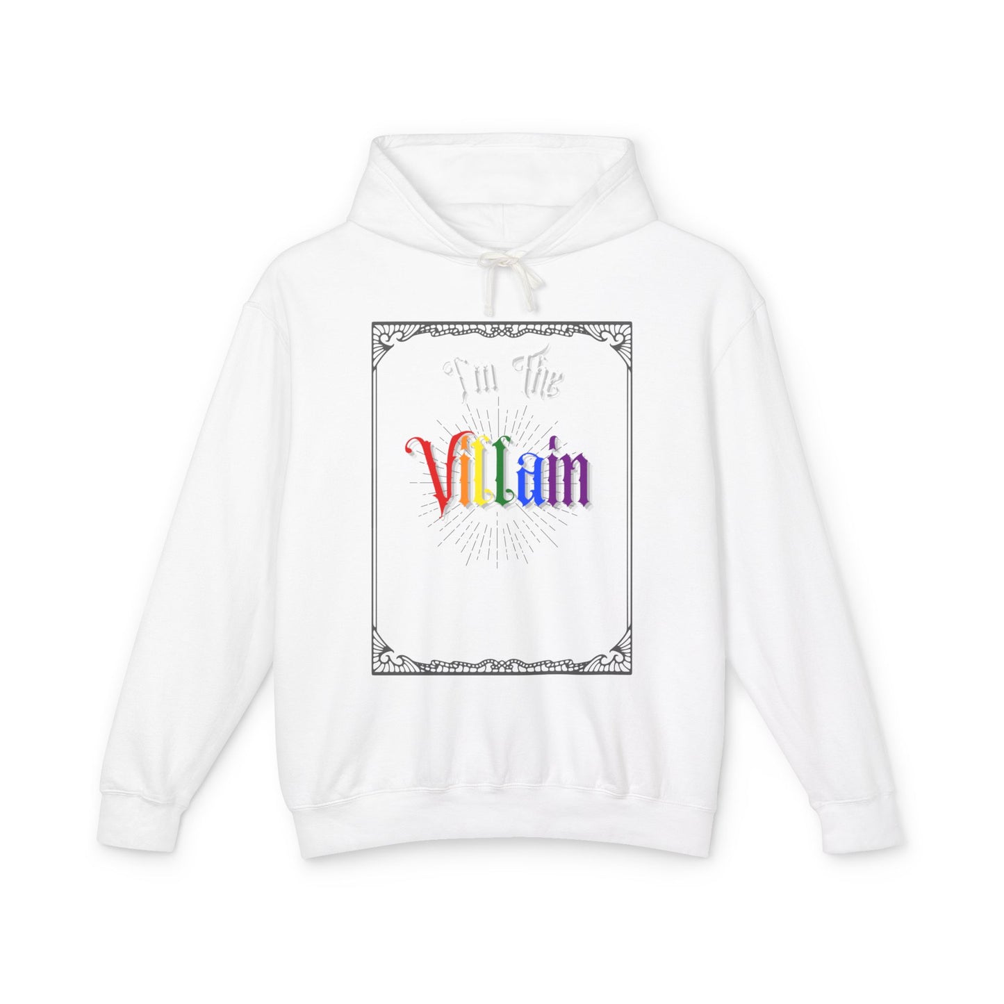 Rainbow Villian Unisex Lightweight Hooded Sweatshirt