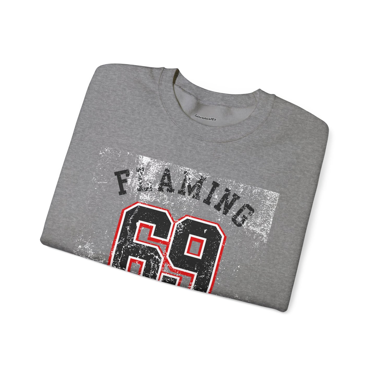 Flaming Unisex Heavy Blend™ Crewneck Sweatshirt