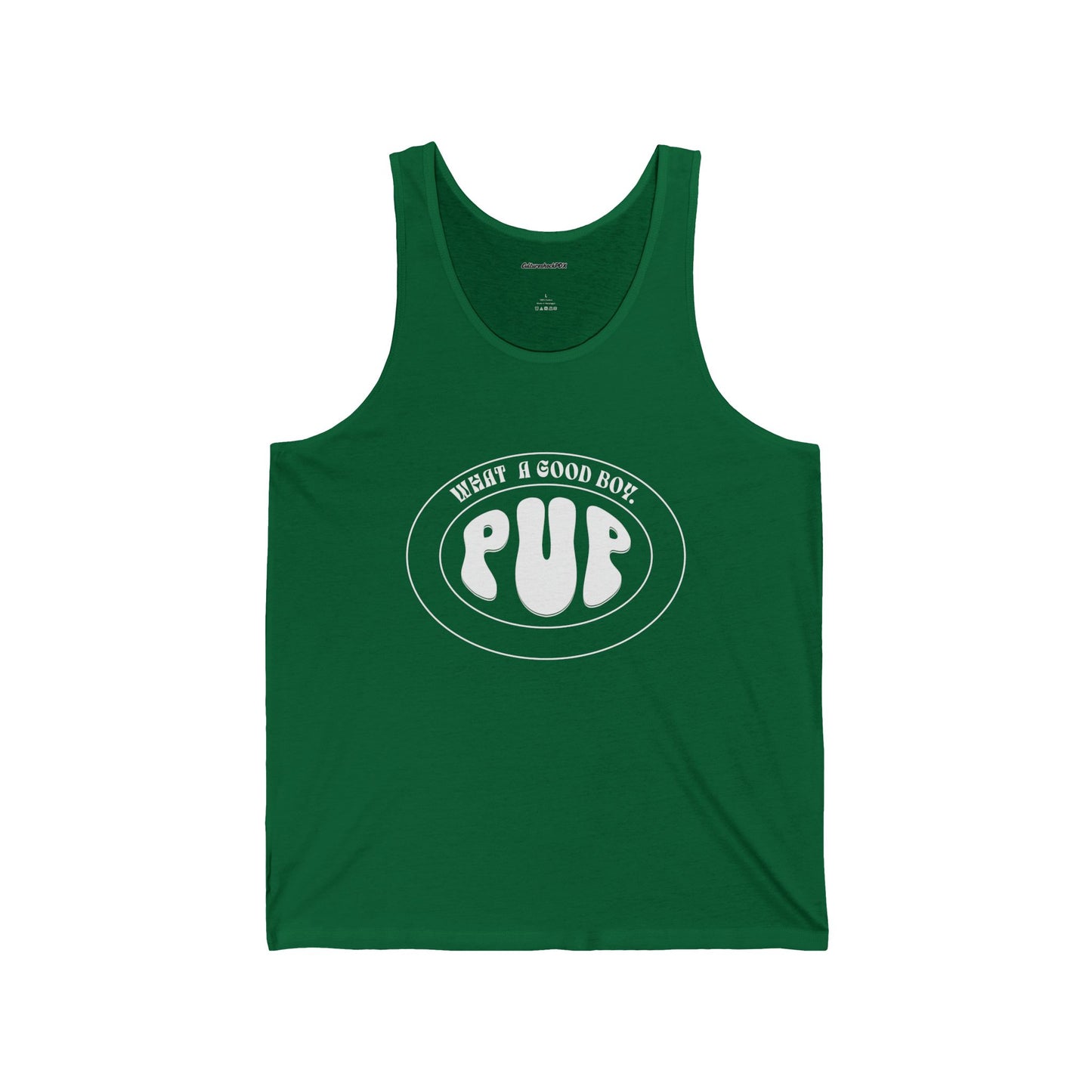 What a good boy.Unisex Jersey Tank