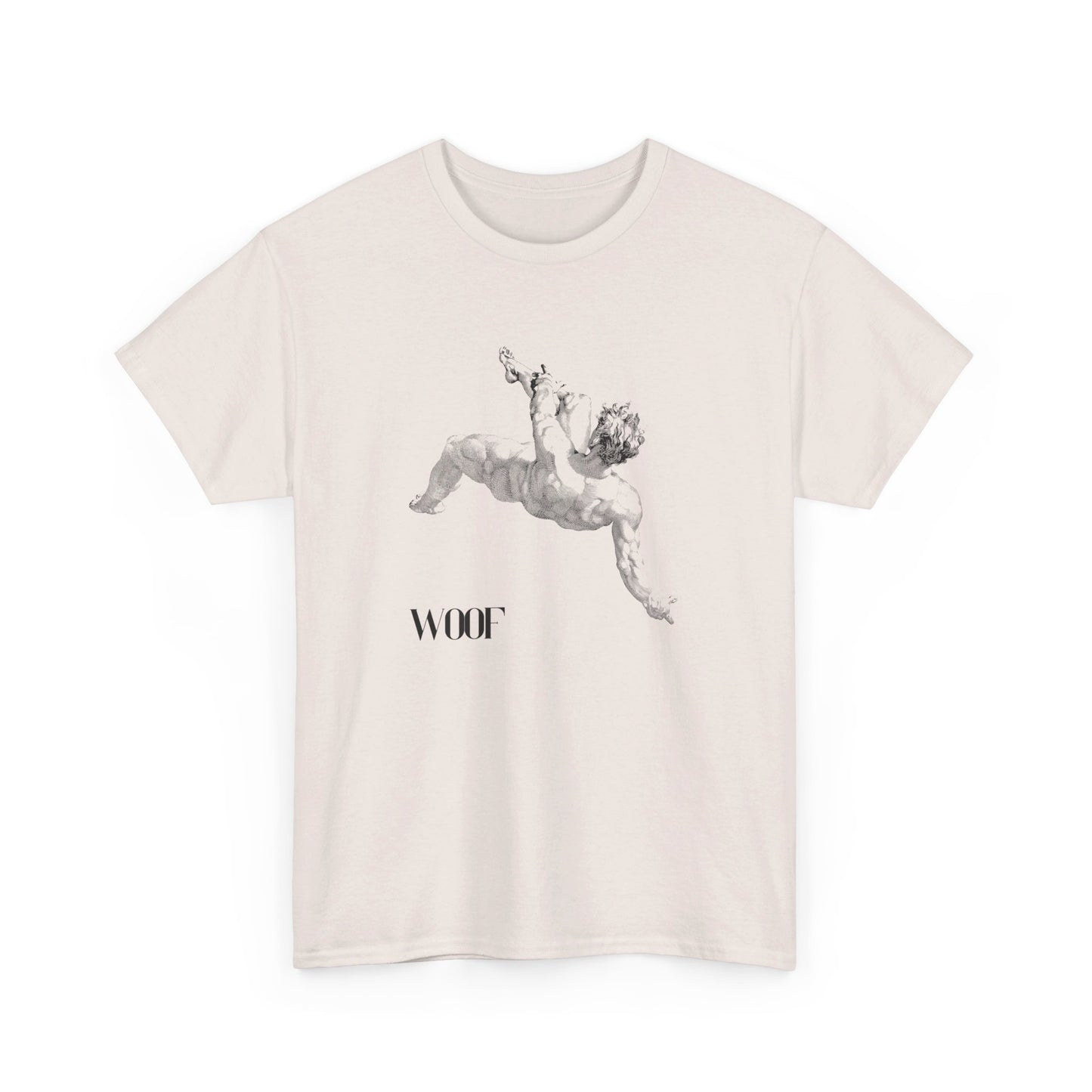 Woof Get my attention Unisex Heavy Cotton Tee