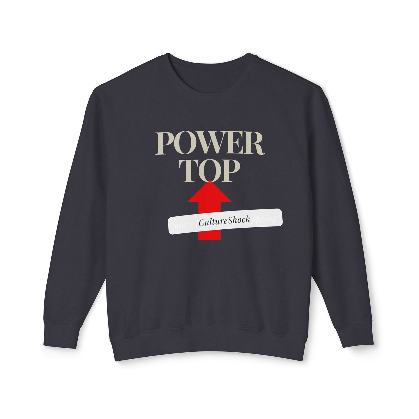 Power Top Unisex Lightweight Crewneck Sweatshirt