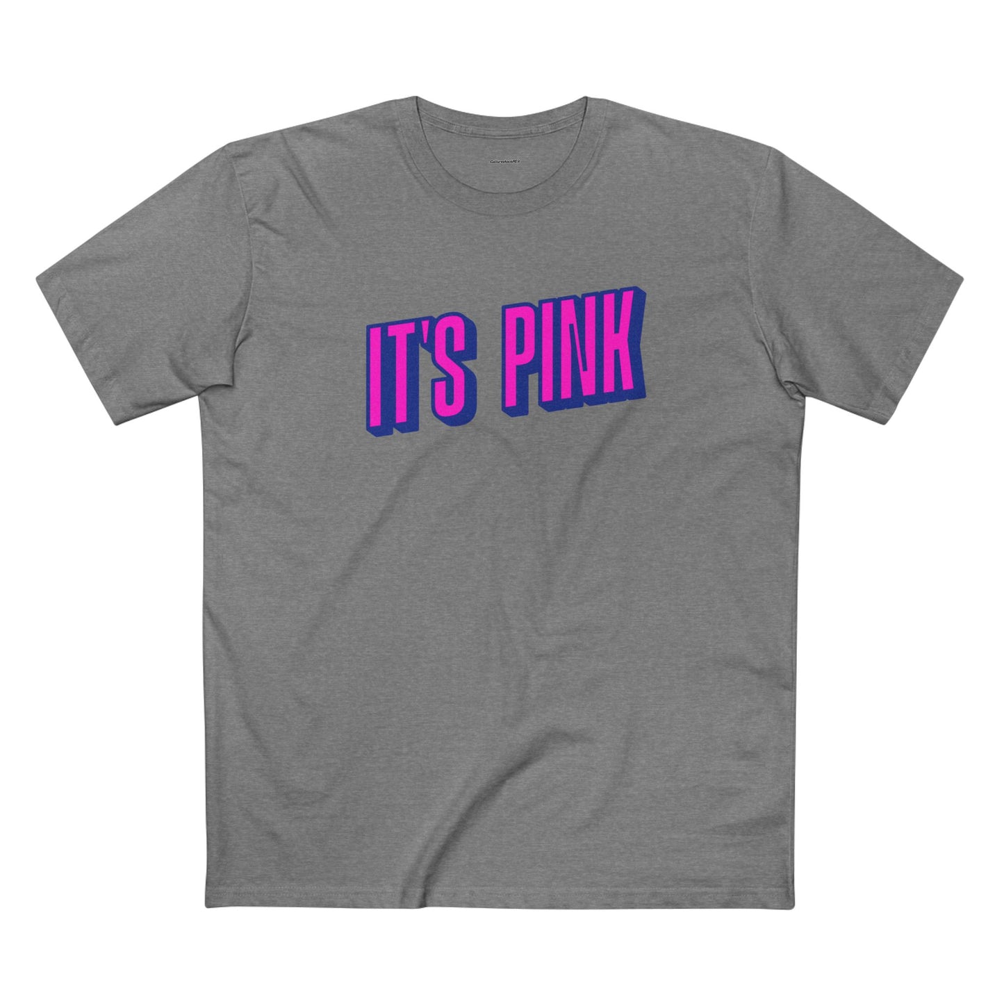 It`s Pink Adult Staple Tee