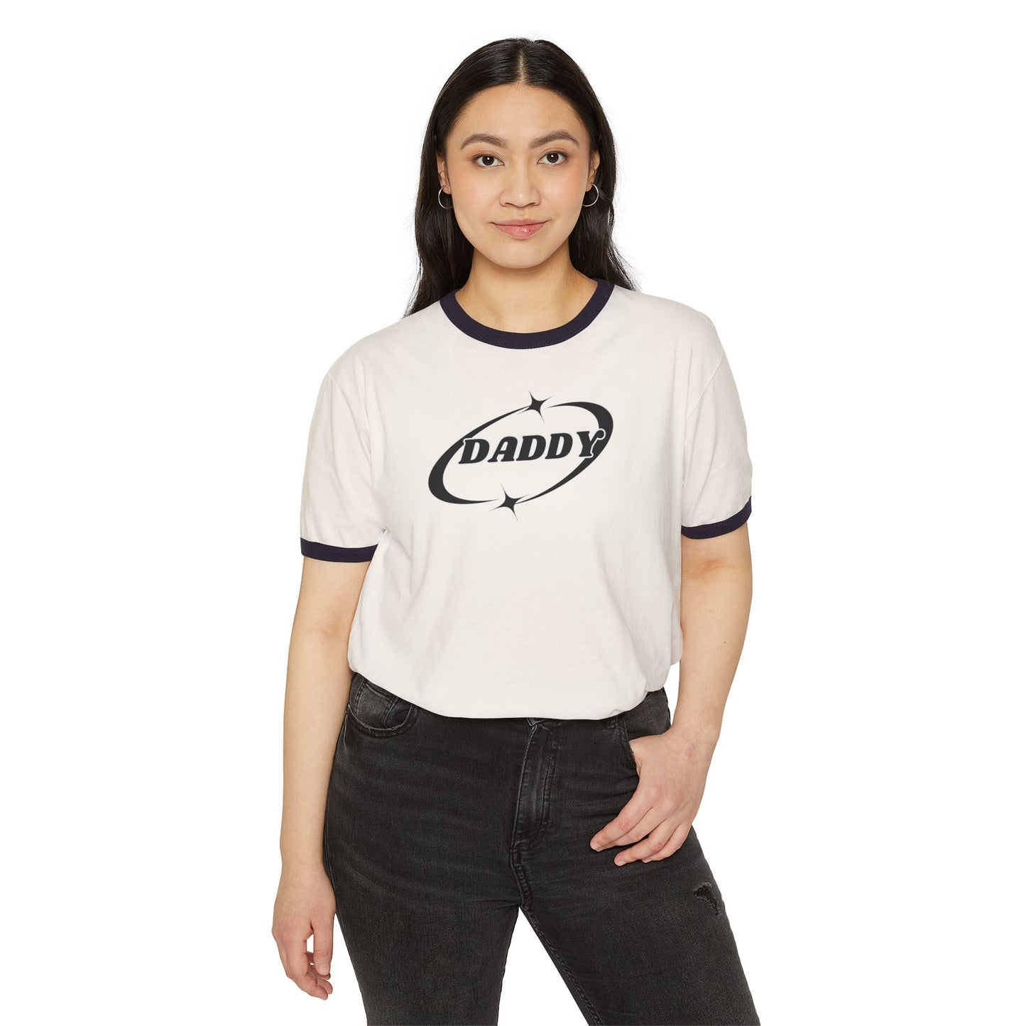 Daddy*Unisex Cotton Ringer T-Shirt