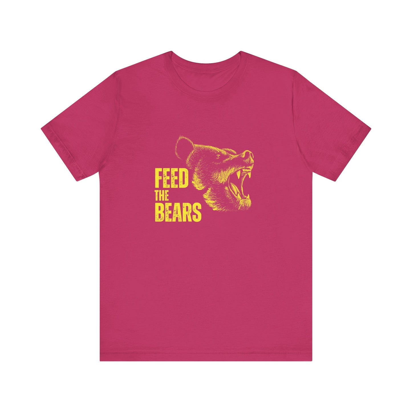 Feed The Bears Unisex Jersey Short Sleeve Tee