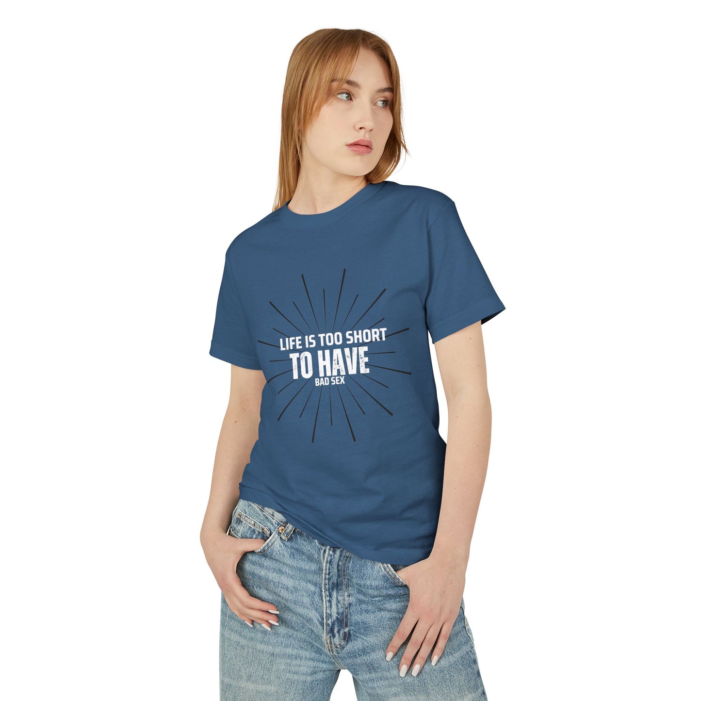Life is too short  Unisex Garment-Dyed Heavyweight Cotton Tee