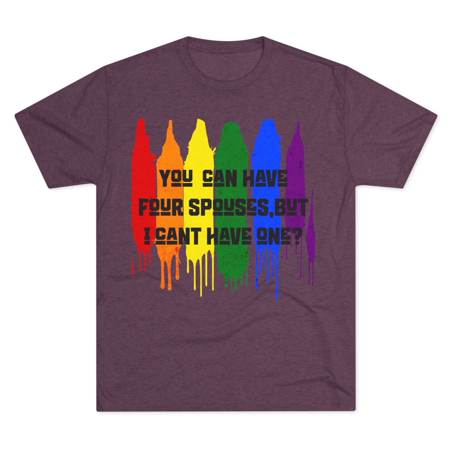 Marriage Equality #1  Unisex Tri-Blend Crew Tee