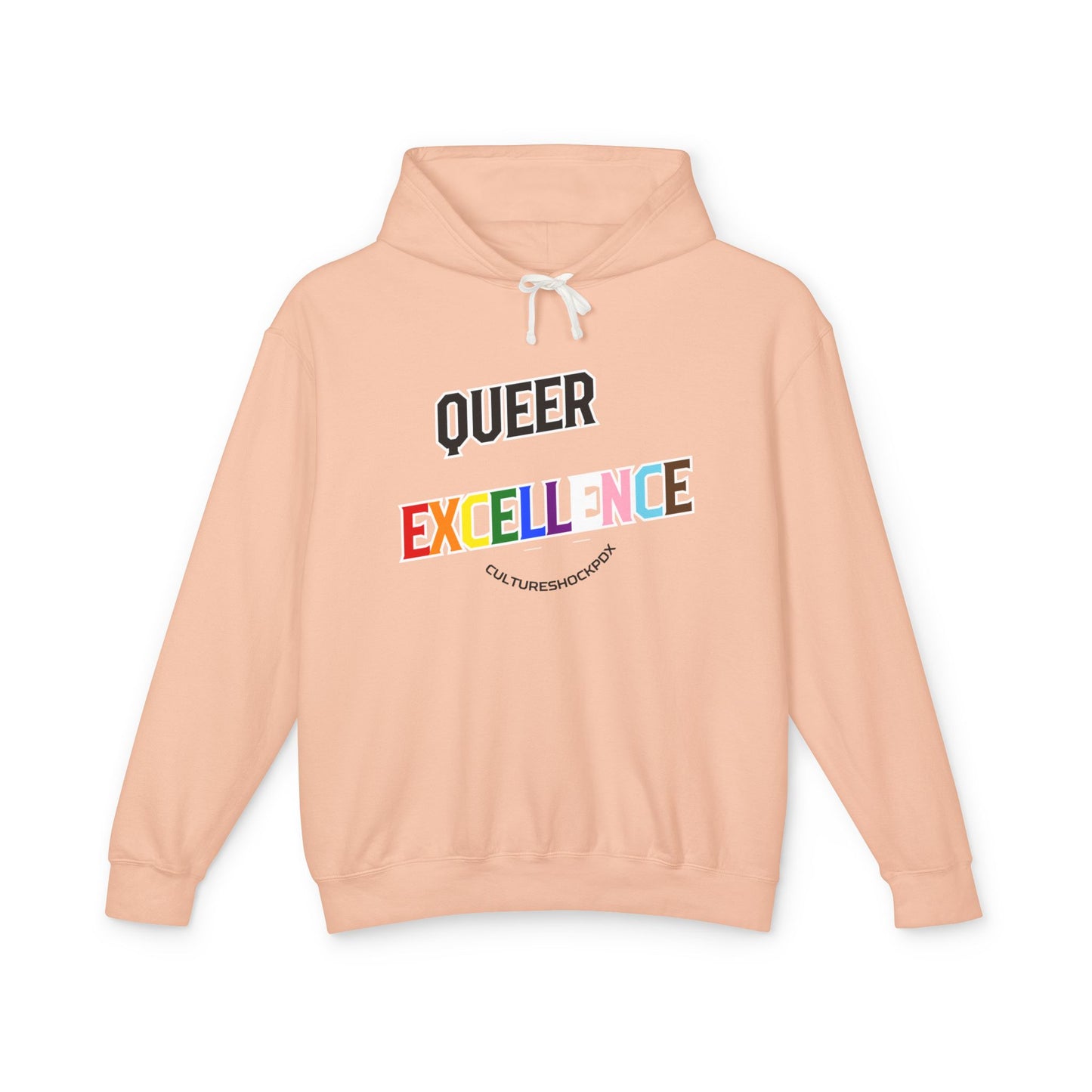 Queer Excellence Unisex Lightweight Hooded Sweatshirt