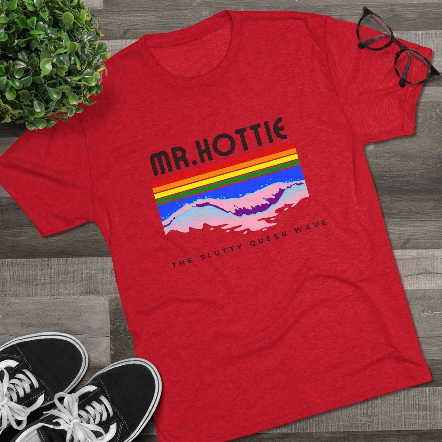 Mr.Hottie  Unisex Tri-Blend Crew Tee