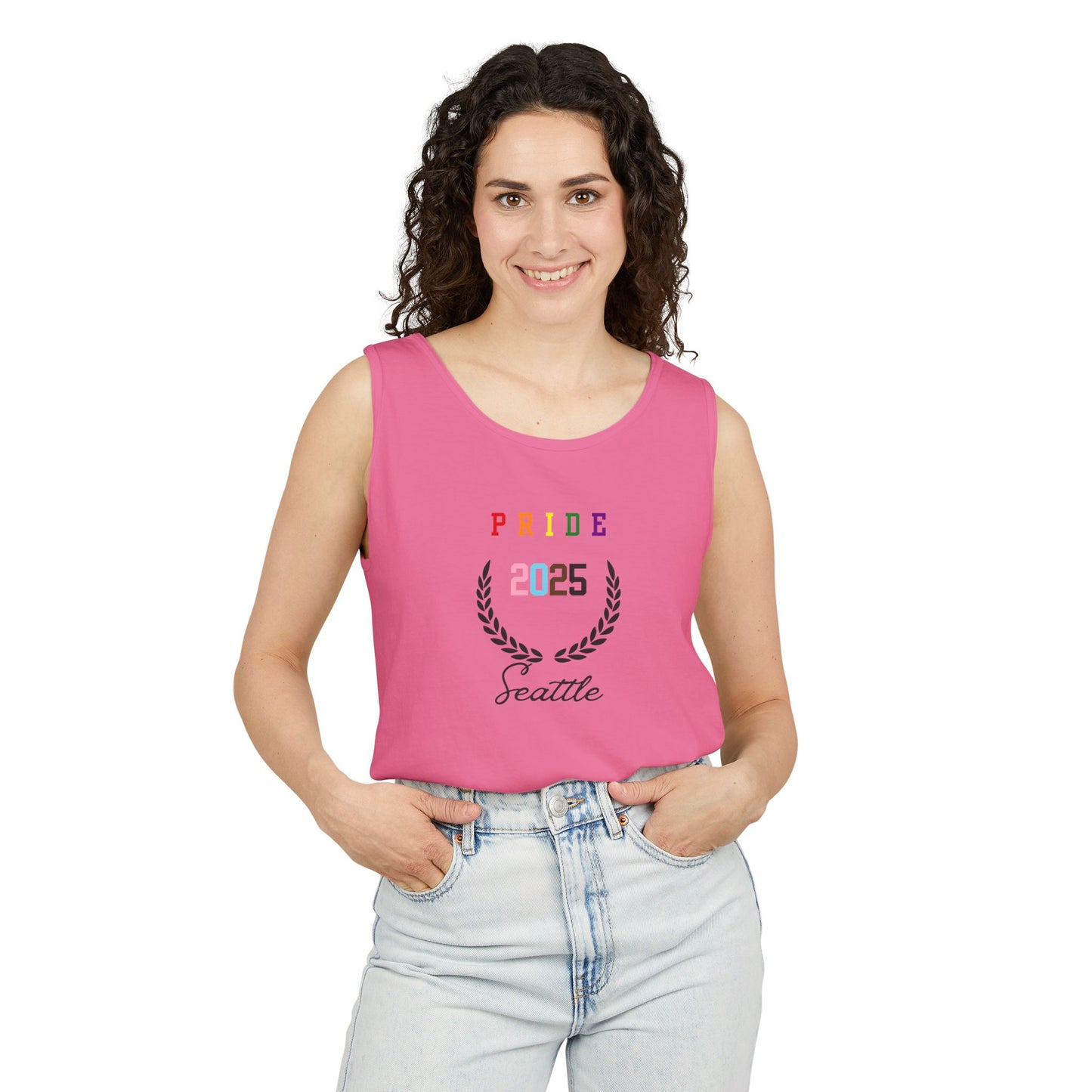 Seattle Pride Unisex Garment-Dyed Tank Top