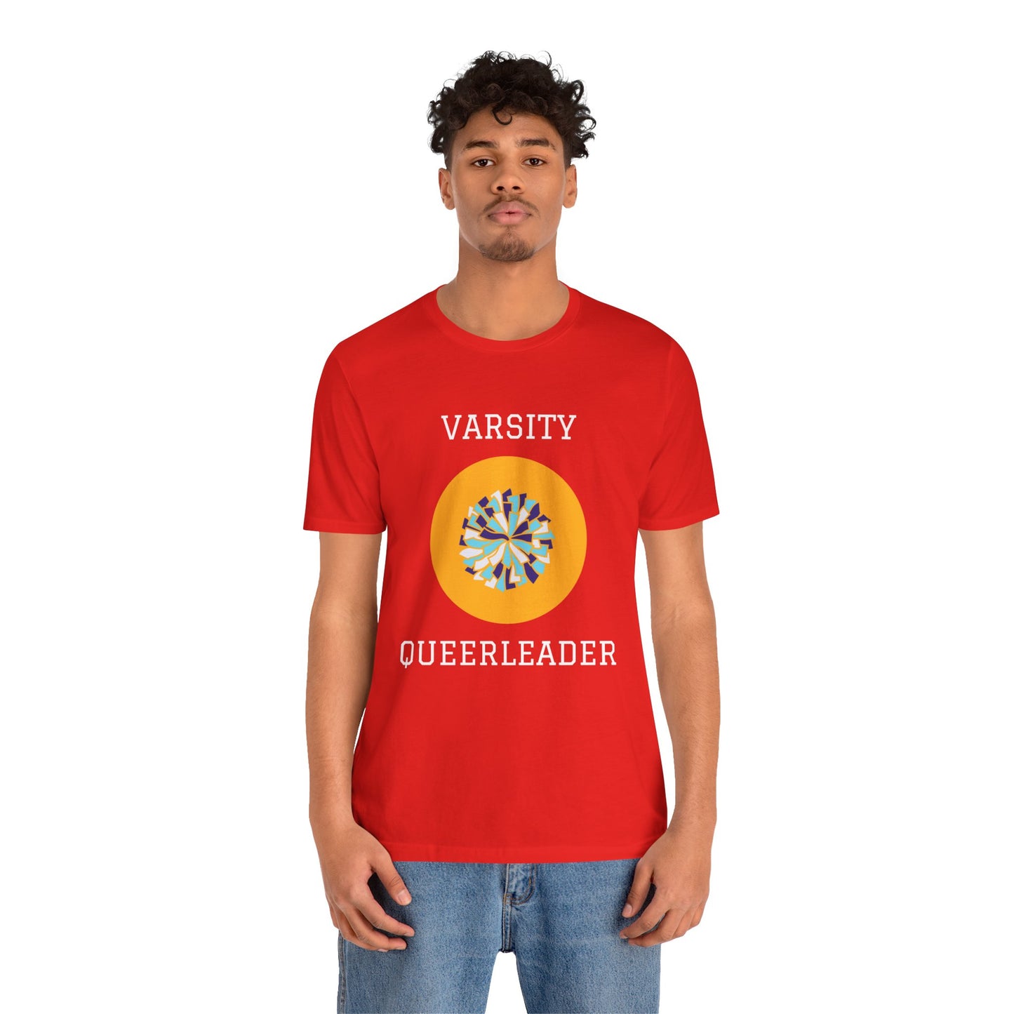 Varsity Queerleader #2 Unisex Jersey Short Sleeve Tee