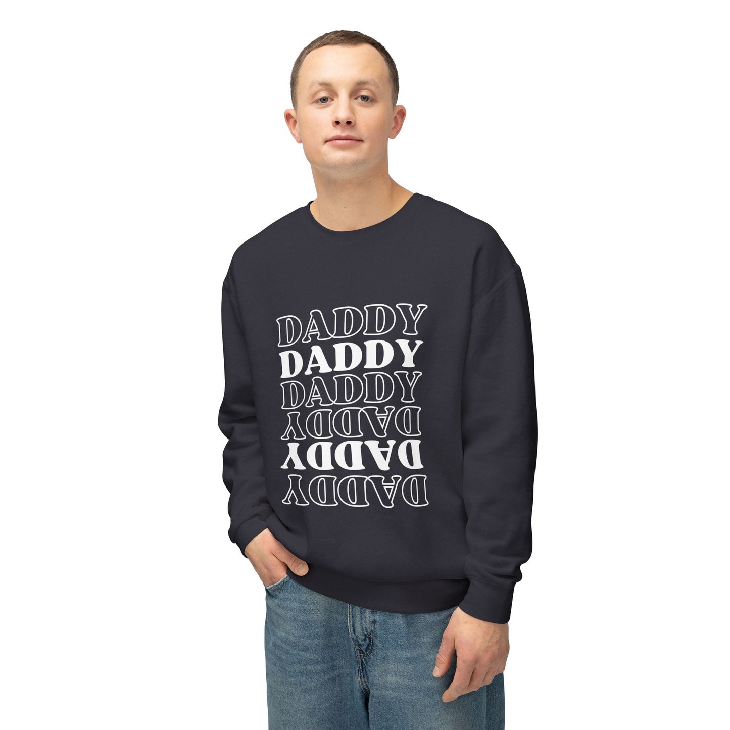 Daddy Unisex Lightweight Crewneck Sweatshirt