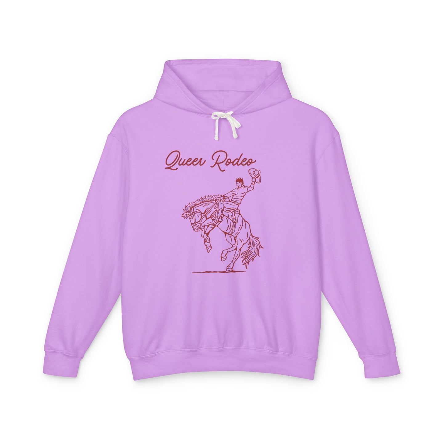 Queer Rodeo Unisex Lightweight Hooded Sweatshirt