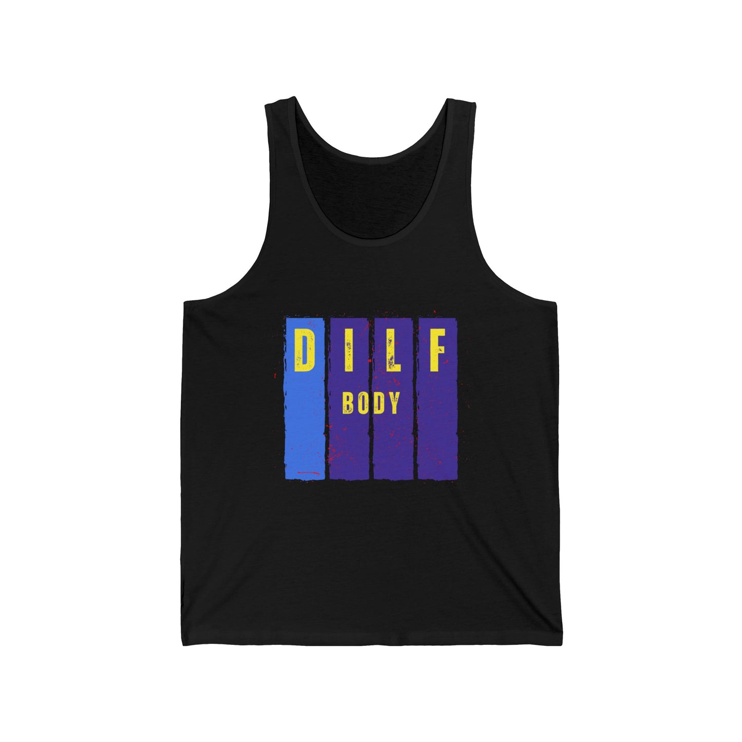 Blue  Dilf  Body Unisex Jersey Tank