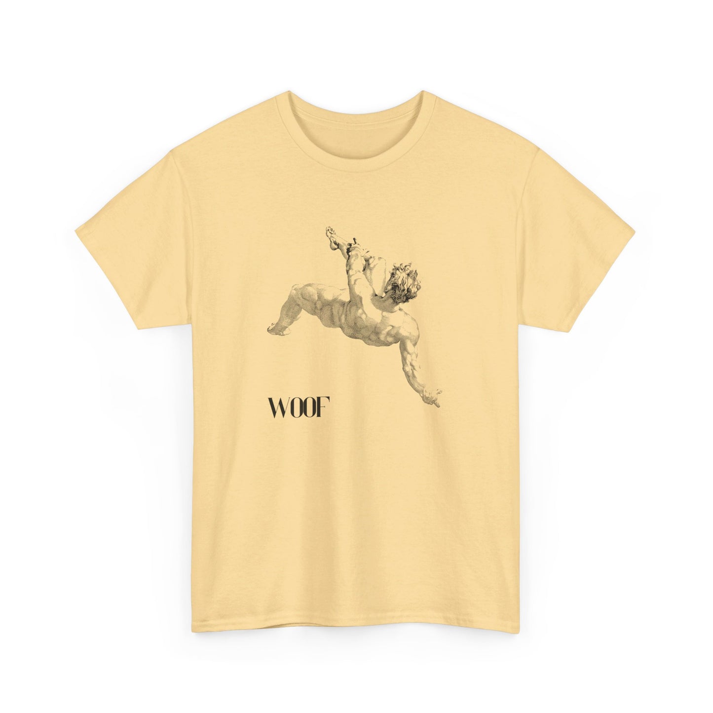 Woof Get my attention Unisex Heavy Cotton Tee