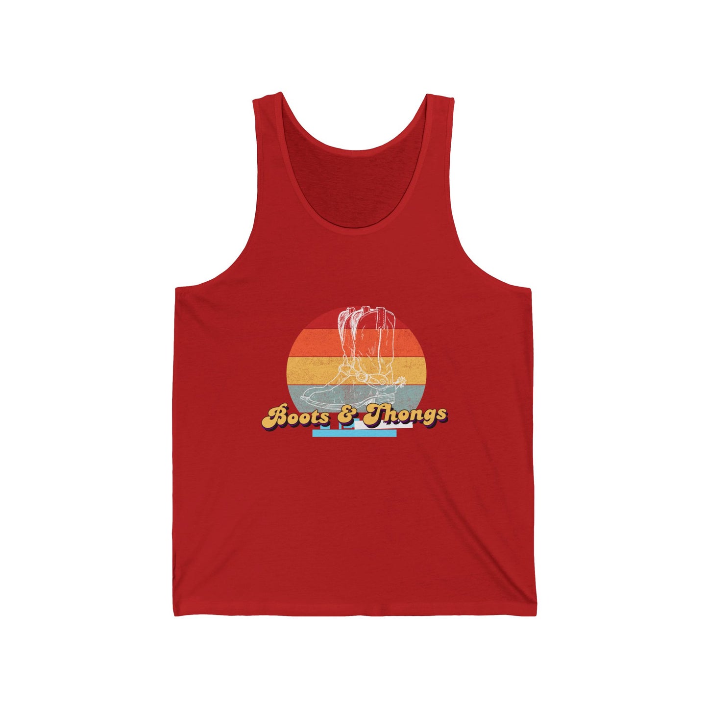 Boots & Thongs Unisex Jersey Tank