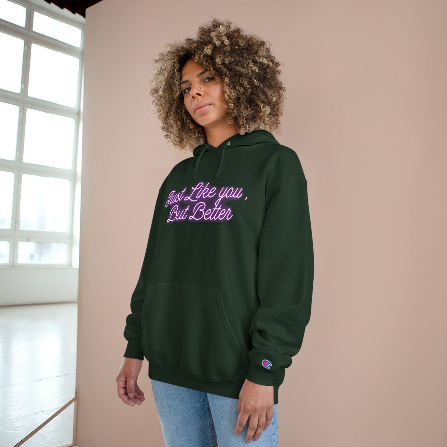 Just like you Champion Hoodie