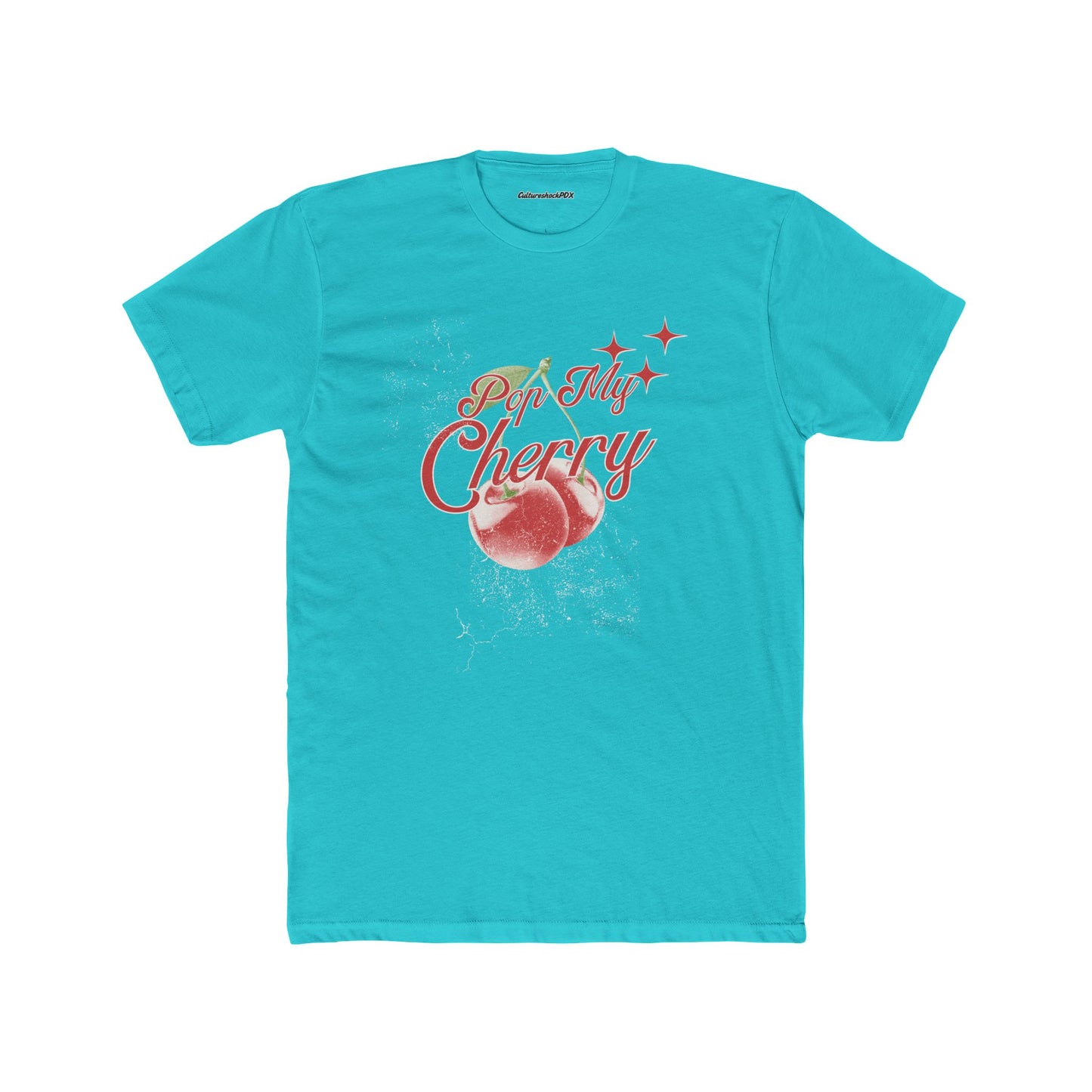 Pop My Cherry Unisex Cotton Crew Tee