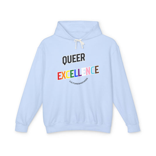 Queer Excellence Unisex Lightweight Hooded Sweatshirt