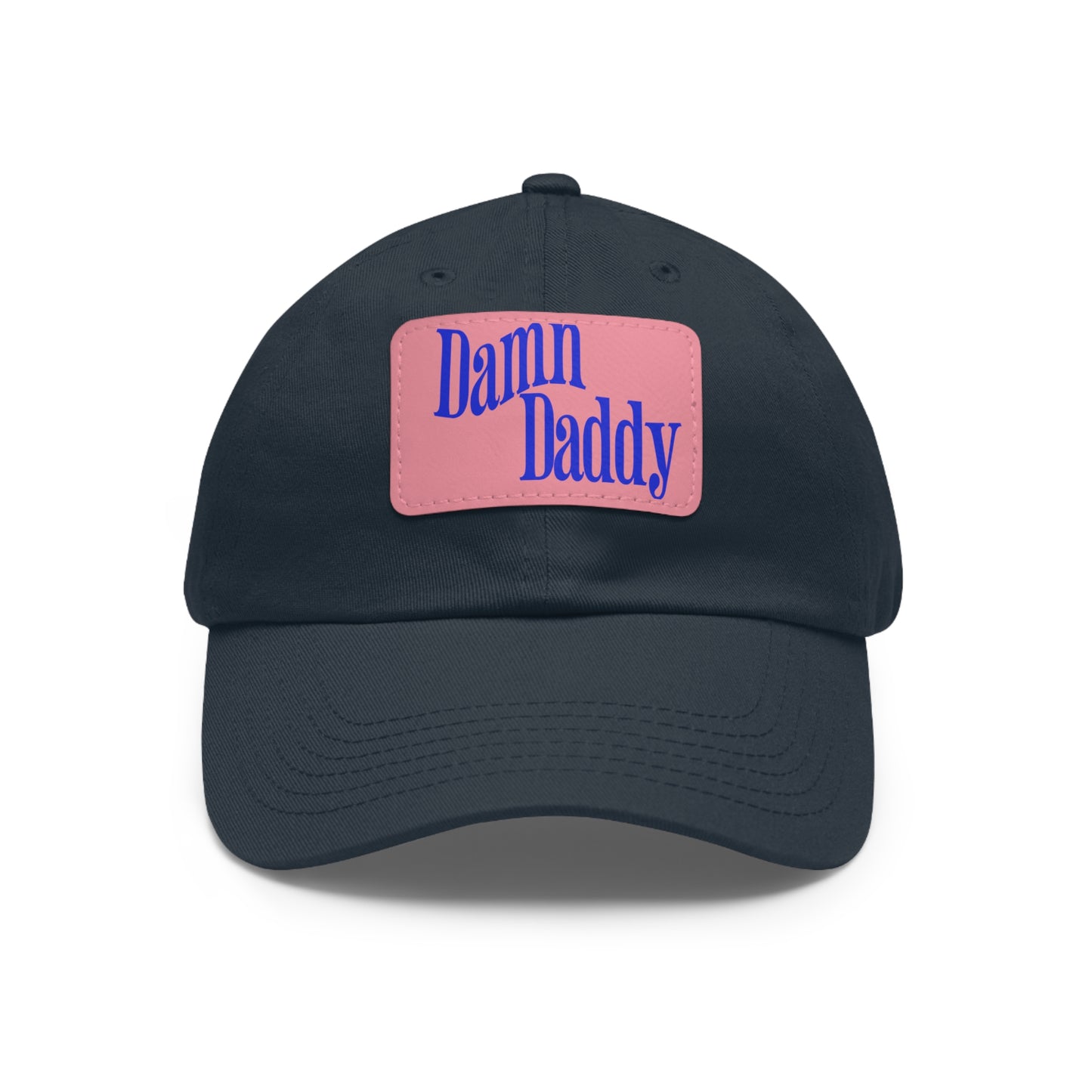 Damn Daddy Dad Hat with Leather Patch (Rectangle)