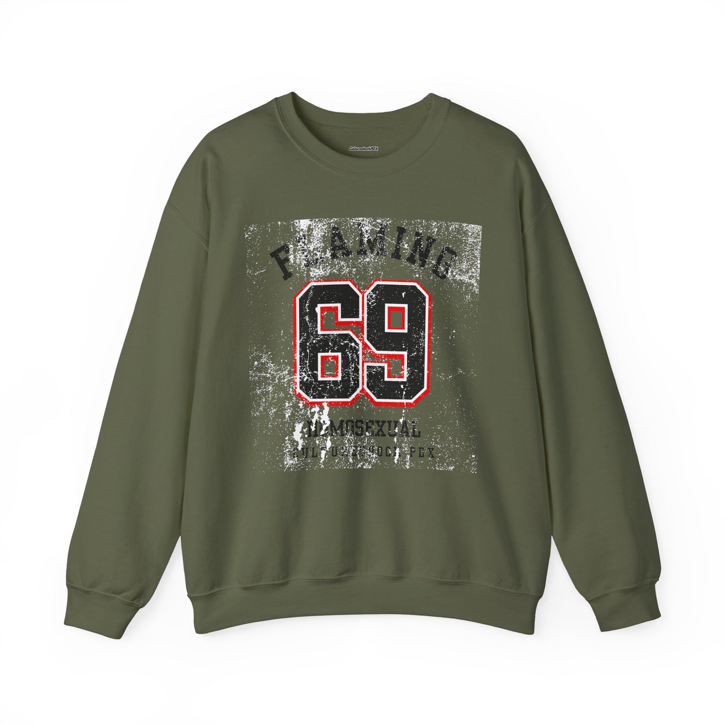 Flaming Unisex Heavy Blend™ Crewneck Sweatshirt