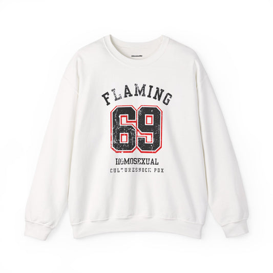 Flaming Unisex Heavy Blend™ Crewneck Sweatshirt