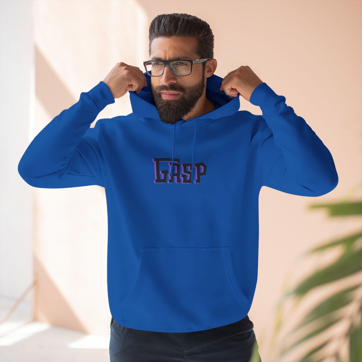 Gasp Three-Panel Fleece Hoodie