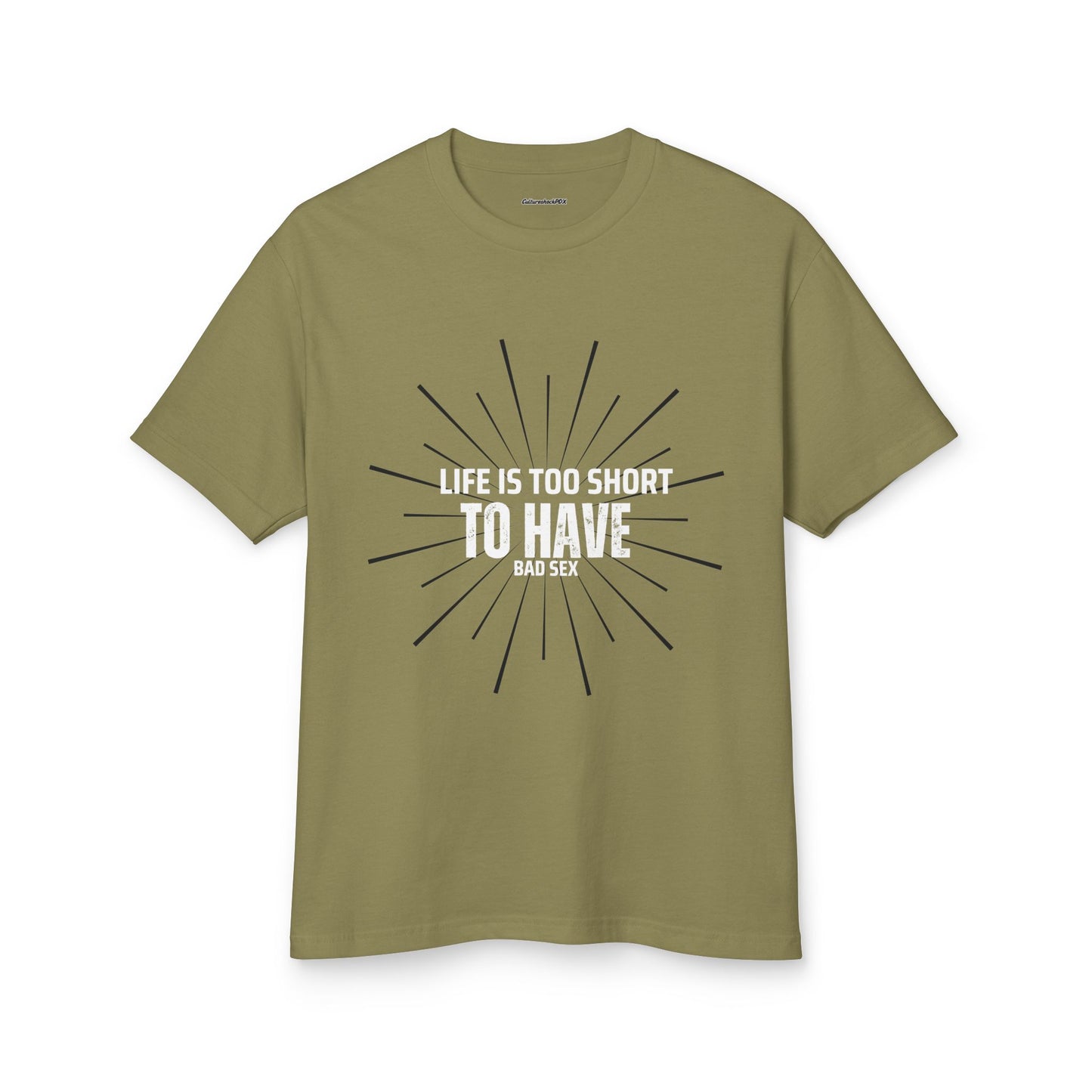 Life is too short  Unisex Garment-Dyed Heavyweight Cotton Tee