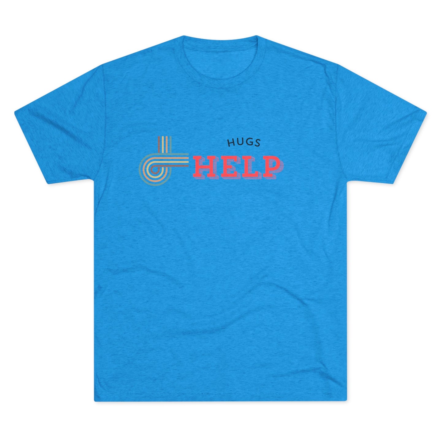 Hugs Help Unisex Tri-Blend Crew Tee