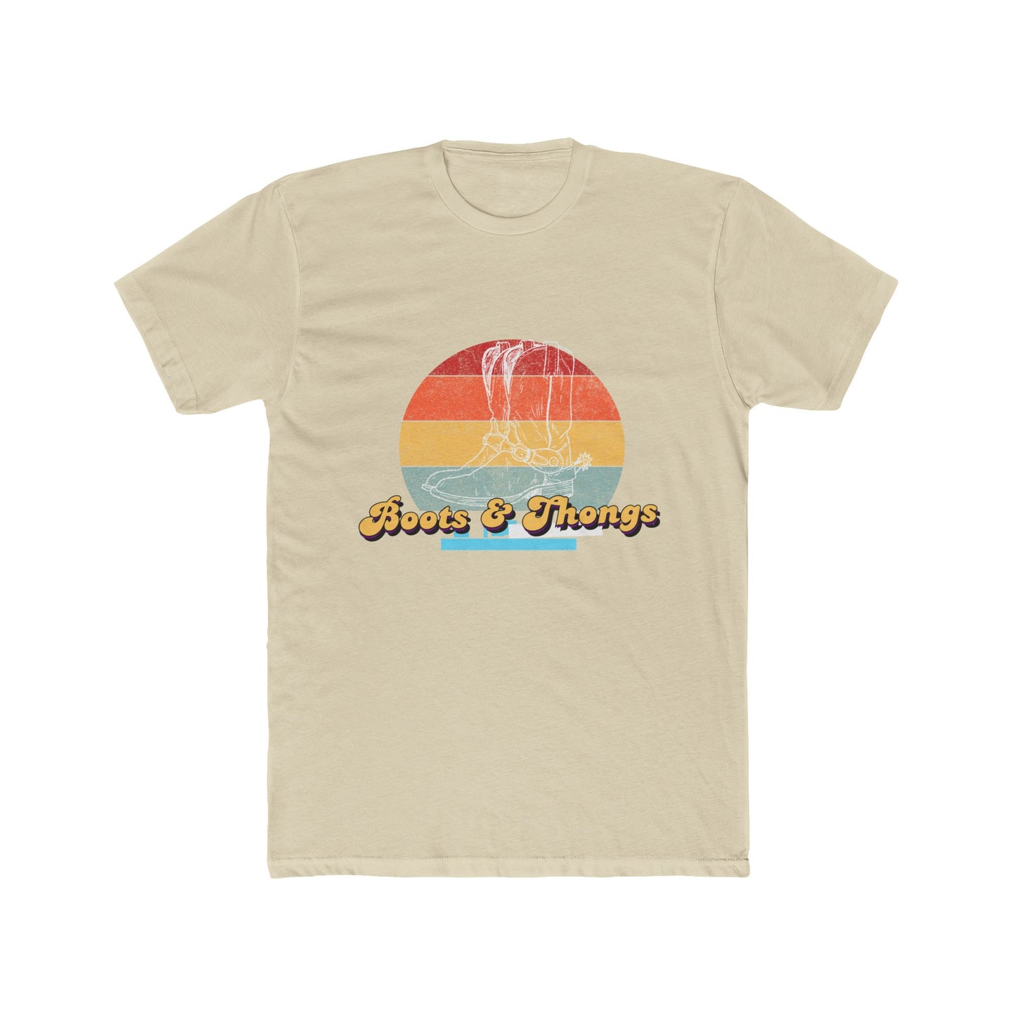 Boots and Thongs Unisex Cotton Crew Tee