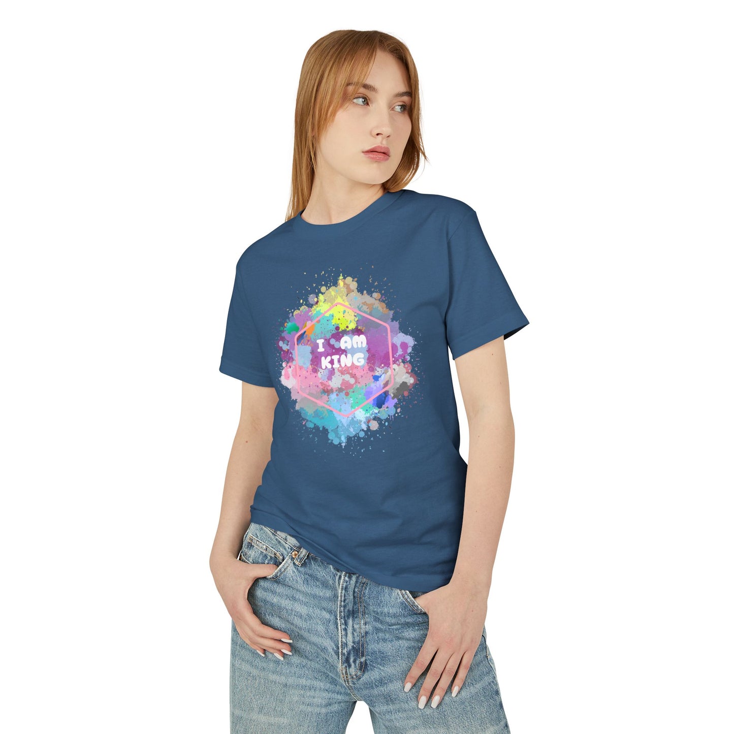 I Am King Unisex Garment-Dyed Heavyweight Cotton Tee